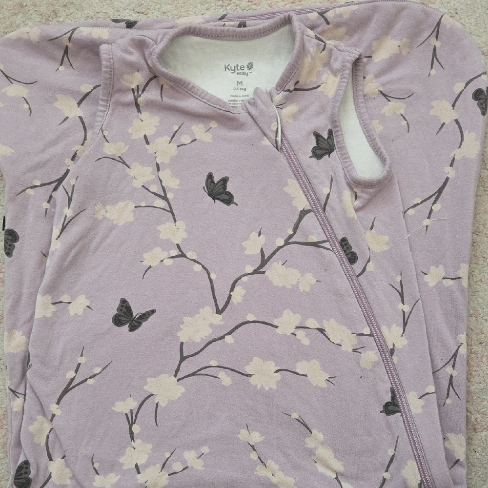 Kyte BABY Purple Floral Sleep Sack